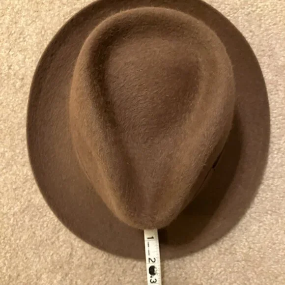 Magill Brown Teardrop Fedora - Size: 58 - Picture 10 of 14